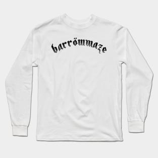 Barrowmaze British Heavy Metal Band (White) Long Sleeve T-Shirt